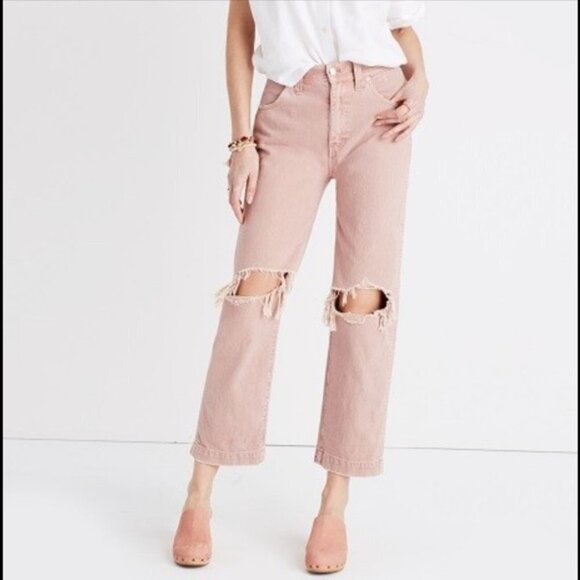 Madewell x where I was from slim crop jean blush - Picture 2 of 16